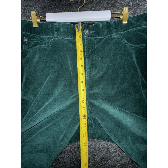 Torrid Bombshell Skinny Corduroy Pants - Emerald Green - Size 20T - Plus Size - Picture 5 of 7